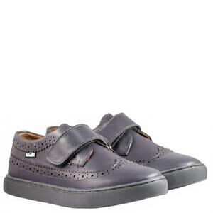 NEW VENETTINI boy's dakota leather shoes in grey